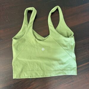 lululemon athletica Green Crop Top